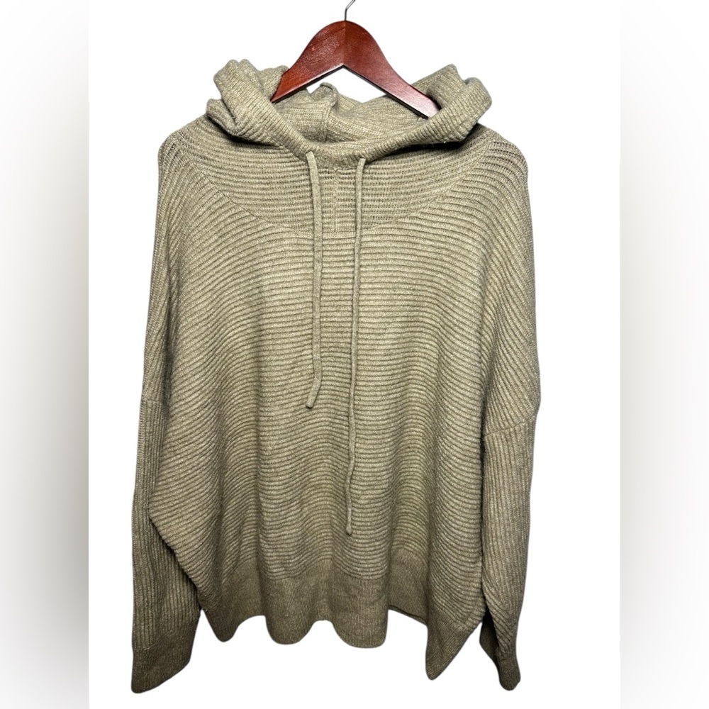 CALIA by Carrie Underwood Tan Brown Cowl Neck Sweater 2X